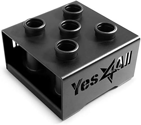 Yes4All Vertikale Langhantelständer für 50mm Langhantel - Home Gym Bar Holder Stand for Up To 9 Stagen - Langhantelablage, Hantelablage, Stangen-Halterung
