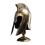 [Style]: Roman Krieger Helm Tischlampe, einzigartige Form, eleganter Design-Effekt, geeignet für jedes Raumklima vom Wohnzimmer ins Schlafzimmer. Standard E27 Lampenfassung, einfach zu installieren, Energieeinsparung und Umweltschutz.