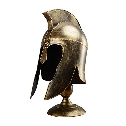 Preisvergleich Produktbild Feidi Jahrgang Schmiedeeisen Tischlampe Helm-Schreibtisch-Licht Sparta Lampshade Mittelalter Beleuchtung Home Deco E27 Bar Schlafzimmer Crafts