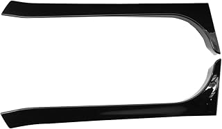 mewmewcat Grão De Carbono,Substituição do divisor de canard canards para vidro traseiro brilhante preto para Golf 6 MK6 GTI/GTR/GTD 2008-2013