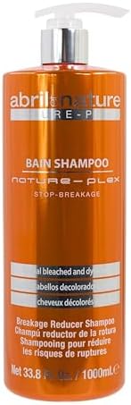 abril et nature - Nature Plex, STOP Breakage - Preventive, Protective, and Repairing Shampoo - For Highly Treated or Damaged Hair - Professional Breakage Protection Treatment - 1000 ml