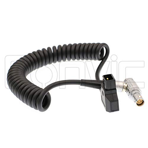 Cable D-Tap para Red Epic cable alimentacion espiral 6 pines hembra 2