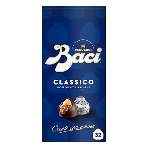 Perugina BACI PERUGINA Classico Cioccolatini Fondenti ripieni al Gianduia, Sacchetto 400g - Offerta Amazon Italia