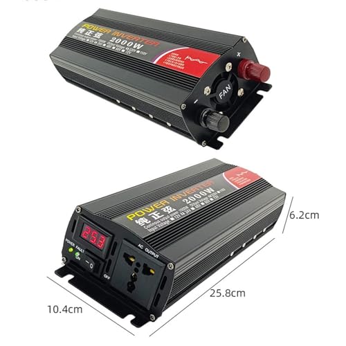 Onduleur pure sinus 2000W avec convertisseur CC vers CA