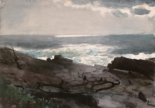 Tableaux sur Toile Winslow Homer Peinture d'Art Abstrait Haute Définition Décoration Murale