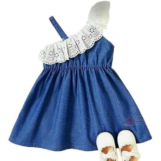 Florona Denim Jeans Frocks