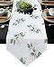 YueJiu Decorazione da Tavolo da Pranzo Foglie Verdi Rami semplici tavola Moderna Corridore for la Festa di Nozze Chirstmas Torta Floreale tovaglia Decorazione della casa