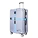BlueCosto (Blue) Cross Luggage Straps Suitcase Belts 600001-BLU