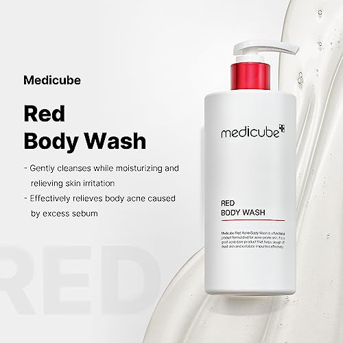 medicube Red Body Wash | Low pH Clarifying Body Wash For Back & Chest