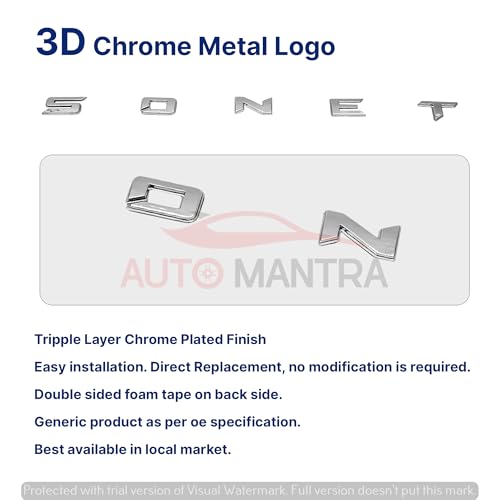 Image of Sonet Self Adhesive | Metal Sticker Logo Badge 3D Emblem Car Sticker