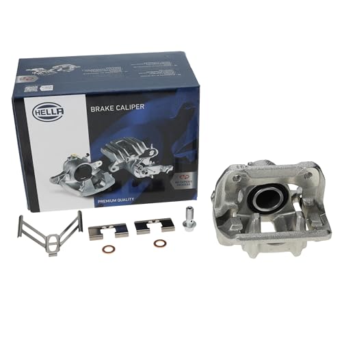 HELLA Brake Caliper With Bracket Included Compatible with Select 1991-2012 Acura & Honda, Rear Right