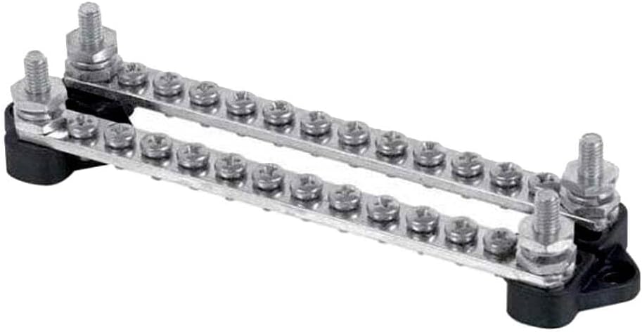 BEP BB-12W-2NC/DSP Multi Purpose Bus Bar, 12 Way/100A x 2 (w/Cover)