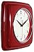 Infinity Instruments 13228RD-4103 Square Clock, Red