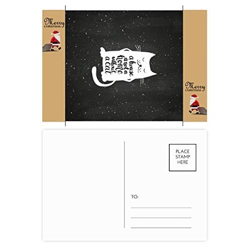 Cartes postales remerciement chat lot de 20 illustration maison