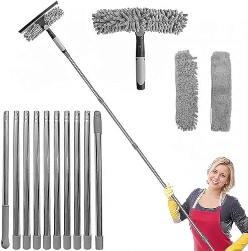 Honey Zone �������|���p���C�p�[�Z�b�g 425cm �K���X�N���[�i�[ �v�����@���Z�b�g �L�т� �����O���b�v 10�{�L�k���X�e�����X�|�[�� ���ʎd�l �􂦂郂�b�v2���t�� ����~�߃O���b�v �y�ʐ��|�c�[�� �X�N�C�W�[ �����N���[�j���O �ƒ�/���O