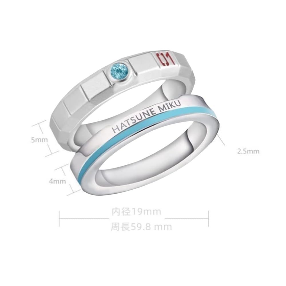 初音ミク×ArtemisKings 髪留めモチーフのリング 指輪 アクセサリー 初音ミク×ArtemisKings 髪留めモチーフのリング 指輪 アクセサリー