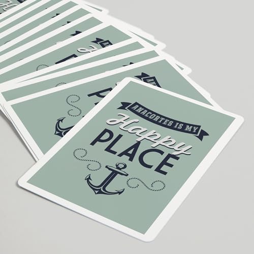 Baraja de 52 Cartas Póker Anacortes Washington miniatura 5