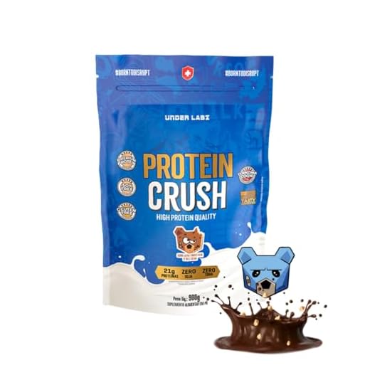 Whey Protein Crush 100% Coq10 Refil 900g Under Labz (900g, ALPINE COOKIES BEAR N MILK CREAM)
