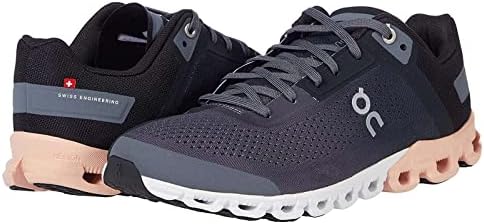 ON Womens Cloudflow Mesh Rock Rose Trainers 7 US | Image 1