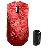 ATTACK SHARK X11 Ultra 8K Carbon Fiber Tri Mode Wireless Gaming Mouse-Red