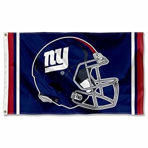 New York Giants New Helmet Grommet Pole Flag