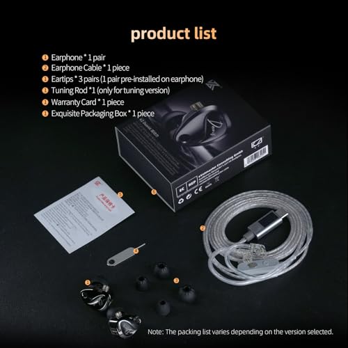 KZ Duonic in-Ear Monitor, Planar Magnetic + Dynamic USB C IEM by KZ - Used condition - Image 9