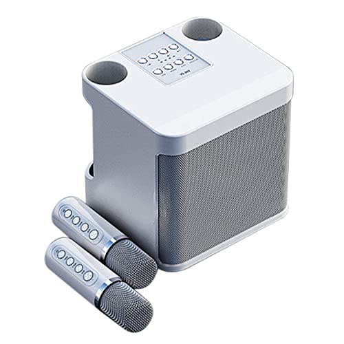 Graootoly -203 Altavoz Micrófono Set Home Equipo de canto inalámbrico Bluetooth KTV cambiador de voz -