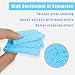 20pcs Soldering Sponge 50x35mm Square, Replacement Solder Welding Iron Cleaning Pads Blue Sponge (Thickened)