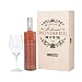 Produktbild Herz & Heim® Wein Geschenkset zu Weihnachten mit Leonardo Weinglas mit Gravur und BREE Wein zur Auswahl in Geschenkverpackung Rosé