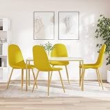 yellow dining chairs for sale Experience exceptional comfort with thick foam padded seats and backrests designed to provide optimal support during extended dining sessions or casual relaxation