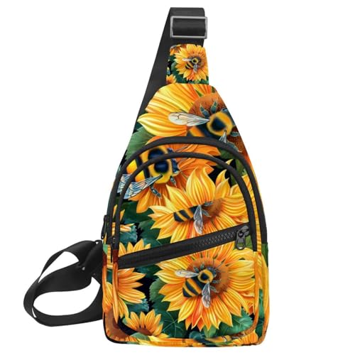 Mochila cruzada tipo riñonera con correa ajustable para deporte exterior