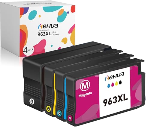 Compatible HP 963XL cartouches d'encre reconditionnées 963 XL pack pour Officejet 9014