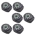 SYlive 6pack Travel Wristband Compasses Fashion Compasses Mountaineering Tool with Easy Installation