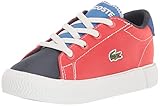 Lacoste Unisex-Child Infant's Gripshot Sneaker, Black/Bark Chine/Liquorice, 4.5