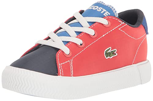 Lacoste Unisex-Child Infant's Gripshot Sneaker, Black/Bark Chine/Liquorice, 4.5