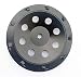 7" inch PCD Grinding Wheel 9 Segments for Remove Epoxy Glue Mastic Paint and Concrete Floor Surface Coating with 5/8"-11 Thread