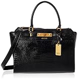 Guess Raffie Handtasche 40 cm, Schwarz, Taglia unica, Zeitgenössisch