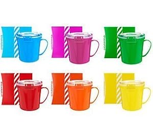 Sistema Mikrowellen-Becher Set, 6 Farben