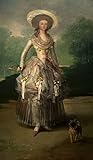 PTLYE Reproducción Cuadro en Lienzo Oleo Sobre Lienzo Retrato de María Ana De Pontejos Y Sandoval por Francisco De Goya para la Decoración del Hogar 60x90cm
