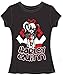 Bioworld Harley Quinn Sugar Print Black Tee (Small)