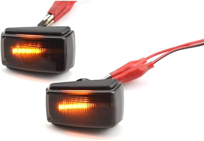 LED Dynamic Side Marker Lights Car Turn Signal Blinker Lamps Compatible with C70 V40 V70 S40 V90 S70 S90