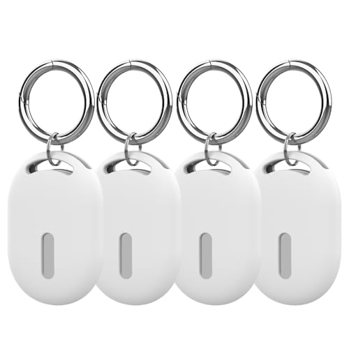 HUKWIMO For Xiaomi Tag �Ή� �V���R���P�[�X �L�[�����O�t�� �X�}�[�g�^�O�ی�J�o�[ �҂�����t�B�b�g �L�Y�h�~ �y�� ���^ ���t���ȒP[�z���C�g 4��]