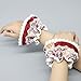 Shurhome Fashionable Maid Costume Lace Headband Arm Sleeves Adjustable Hairband Hand Cuffs for Various Occasion Cosplay Accessory Lace Headband