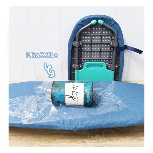 ISCBAFYX Table Top Ironing Board Wall Mount, Mini Ironing Board, D-Crease, Portable Space Saving, Mini Iron Board, Easy to Fold (Color : Blue) - Image 2