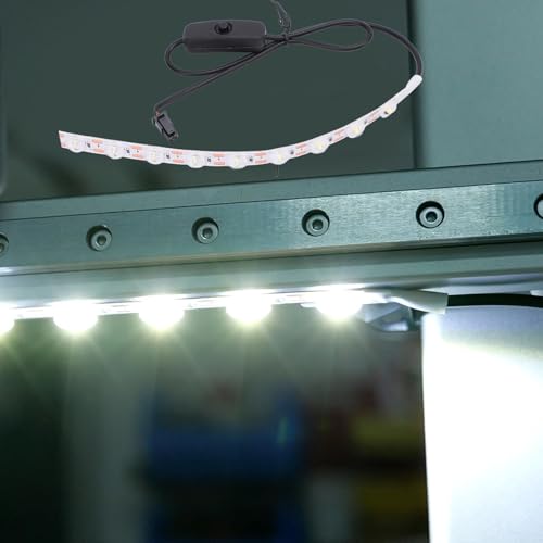 Zestaw Listew Oświetleniowych LED do Drukarki 3D, do Lab A1 Mini Taśma Lampowa o Wysokiej Jasności, Białym świetle 24 V Odporna na Ciepło Łatwa w Montażu Światło LED Części