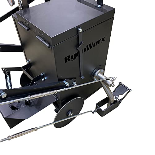 RY10 Asphalt Melt and Apply Hot Rubberized Crack Filler Machine - 10 Gallon Capacity | Included Torch Heats Crack Sealant and Burns - Thumbnail 3