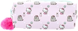 Hello Kitty x Pusheen Pencil Case | Back to School Stationery Case | Pen Holder | Stationary Supplies | School Supplies | Gifts for Girls and Boys