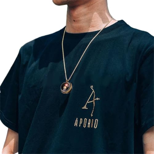 iplusmile Retro Universe Pendant Necklace for Women, Glow-in-the-dark Glass Celestial Design, Vintage Style Jewelry for Evening and Party Wear - Image 6