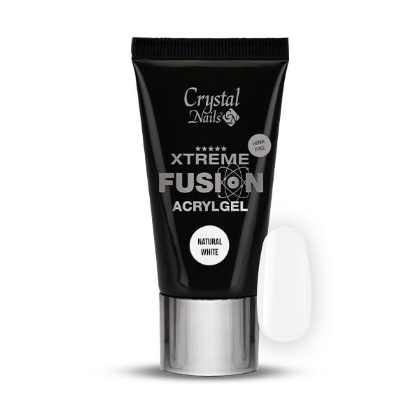 Crystal Nails – Xtreme Fusion Acrylgel – Natural White – 30g