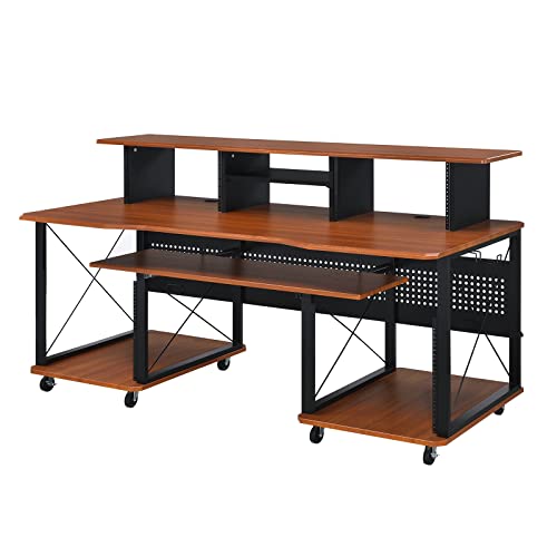 Acme Furniture Music Desk with Wheels